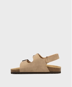 sandales a bride scratch et semelle interieure cuir anatomique garcon - 5 miles beige standardL431001_3