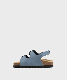 sandales a bride scratch et semelle interieure cuir anatomique garcon - 5 miles bleu standardL433001_3