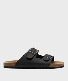 GEMO Mules ouvertes 2 brides garçon - 5 Miles noir standard