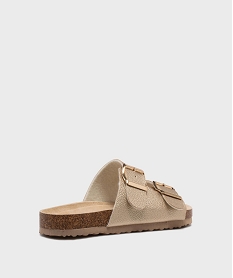 mules ouvertes 2 brides en matiere metallisee fille - lovely wings doreL452401_4