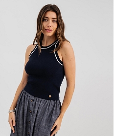 GEMO Pull dété sans manches femme - LuluCastagnette Bleu