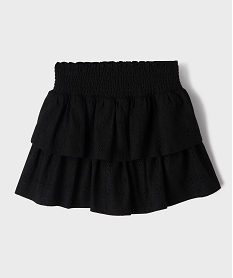 GEMO Jupe à volants avec doublure short invisible fille noir standard
