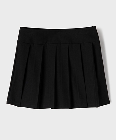 GEMO Jupe courte plissée avec doublure short fille noir standard