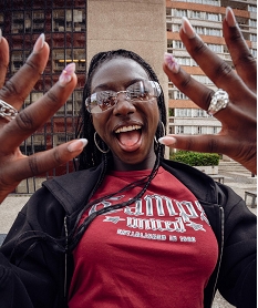 GEMO Tee-shirt court imprimé fille - CAMPS UNITED Rouge