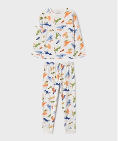 GEMO Pyjama en coton à motifs dinosaures garçon Multicolore