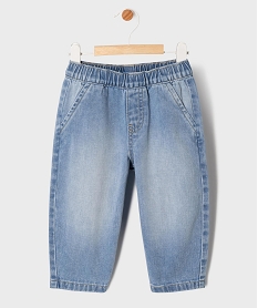 GEMO Jean large avec taille élastique bébé garçon bleu standard