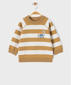 GEMO Sweat réversible à motif dinosaure bébé garçon Orange