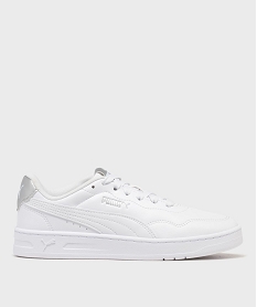GEMO Baskets basses Court Lally femme - Puma blanc standard