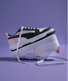 GEMO Baskets basses à lacets femme - PUMA blanc standard