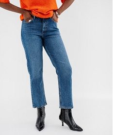 GEMO Jean Cropped stretch femme bleu standard