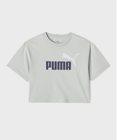 GEMO Tee-shirt court avec logo poitrine fille - Puma Vert