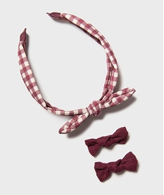GEMO Accessoires coiffure serre-tête et pinces fille - LuluCastagnette Rouge