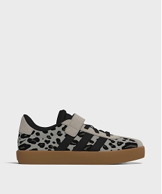 GEMO Baskets VL Court 3.0 à motif léopard fille - Adidas Beige