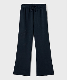 GEMO Pantalon de jogging wide leg à clous fille Bleu
