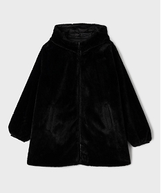 GEMO Parka fourrée à capuche réversible fille noir standard
