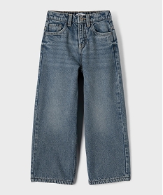 GEMO Jean Wide leg doublé garçon bleu standard