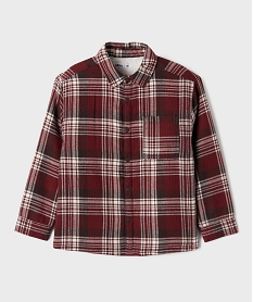 GEMO Chemise à carreaux col chemise garçon Imprimé