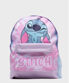 GEMO Sac à dos en toile avec motif Stitch - Disney rose standard