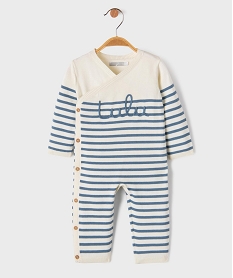 GEMO Combinaison en maille à rayures bébé garçon - LuluCastagnette Bleu
