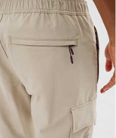 GEMO Pantalon de randonnée extensible et multipoche homme - Roadsign Beige