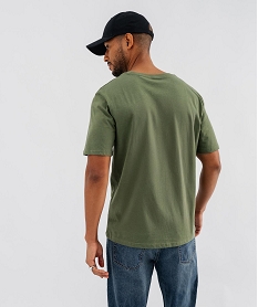 GEMO Tee-shirt avec motif voiture de course homme - Formule 1 kaki standard