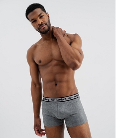 GEMO Boxers de sport en coton stretch homme (lot de 3) - Umbro Gris