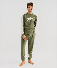 GEMO Pyjama 2 pièces homme - ROADSIGN kaki standard
