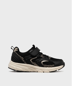 GEMO Baskets running en mesh légères et souples fille - Lovely Wings noir standard