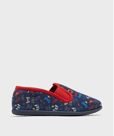 GEMO Chaussons sans-gêne élastiqués garçon Bleu