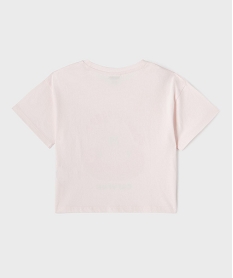 tee-shirt manches courtes avec motif donut fille - capyfun rose tee-shirtsL828101_3