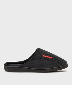 GEMO Chaussons mules au design sportif homme noir standard