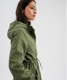 GEMO Imperméable à capuche femme kaki standard
