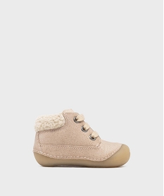 GEMO Bottillons en cuir bébé fille - Lovely Wings Rose