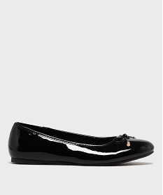GEMO Ballerines vernies avec noeud femme - Valentina Baldano noir standard