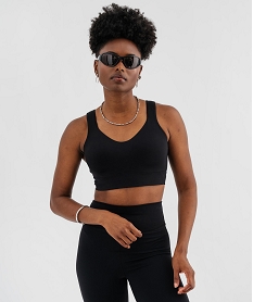 GEMO Brassière à larges bretelles avec dos travaillé noir standard
