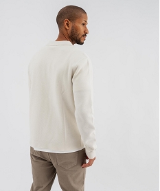 GEMO Blouson col chemise zippé homme Bleu