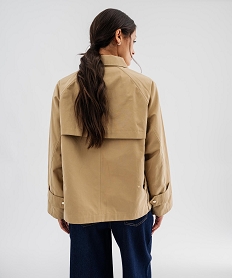 GEMO Imperméable court à boutons pression femme - LuluCastagnette beige standard