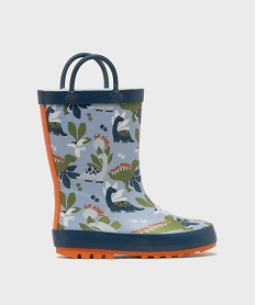 GEMO Bottes de pluie imprimé dinosaures garçon Bleu
