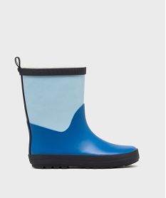 GEMO Bottes de pluie colorblock garçon - 5 Miles Bleu