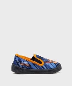 GEMO Chaussons pantoufles en velours imprimés Chase garçon - La PatPatrouille Bleu