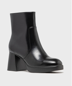 boots a talon a bout carre et semelle plateforme femme - follow me noir standardM002301_2
