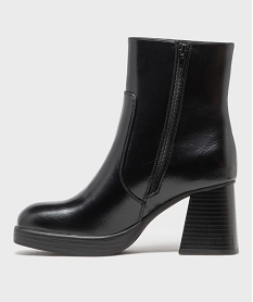 boots a talon a bout carre et semelle plateforme femme - follow me noir standardM002301_3