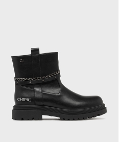 GEMO Boots à semelle crantée fille - CHIPIE noir standard