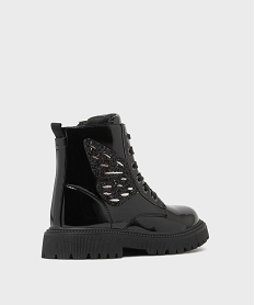 boots rangers vernies a details pailletes fille noir vifM018401_4