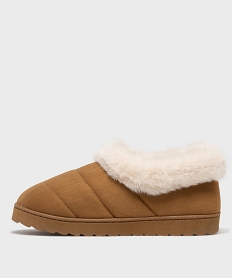 GEMO Chaussons montants avec doublure chaude femme - Roadsign Brun