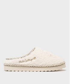 GEMO Chaussons mules en sherpa femme - LuluCastagnette blanc standard