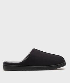 GEMO Chaussons mules chauds homme - ISOTONER noir standard