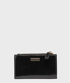 GEMO Portefeuille rectangle pour femme noir standard