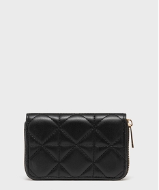 GEMO Portefeuille matelassé pour femme noir standard