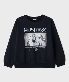 GEMO Sweat col rond fille - KPOP DEMON HUNTERS Gris